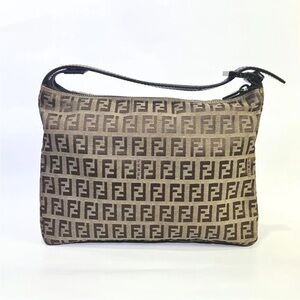 Fendi Brown Monogram Shoulder Bag